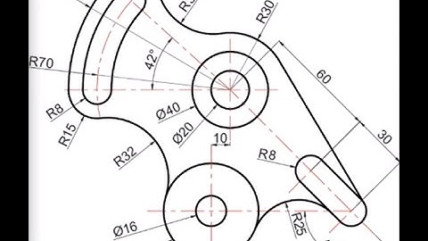 AutocAD 2D Practice Drawing-Basic & Advance Tutorial (Autocad 2020 )_Exercise 017