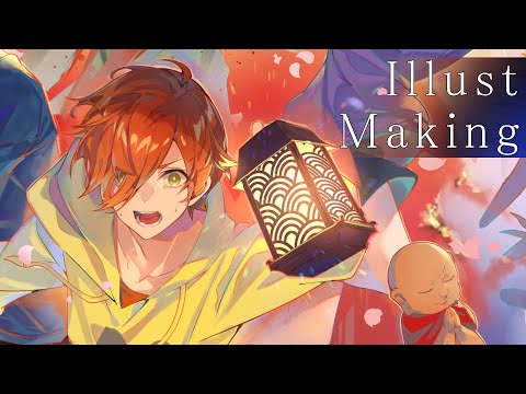 マイクラ羅生門ファンアート【Illustration Making】