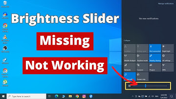 FIXED! - Brightness Control Not Working or Missing in Windows 10