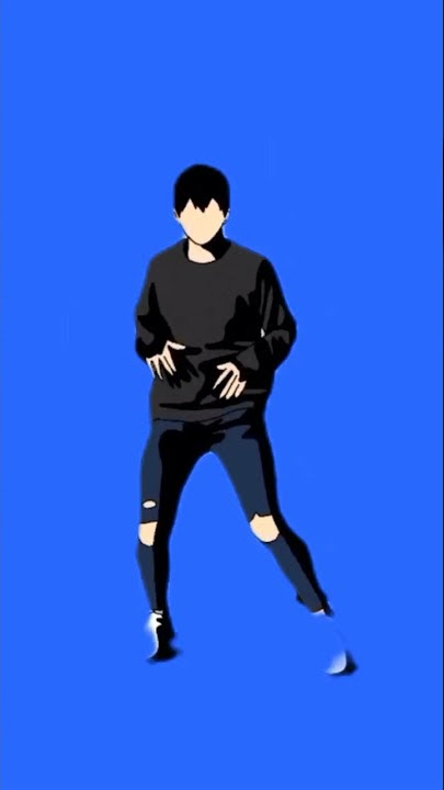 Mentahan bluescreen Anime joget #bluescreen #shorts #tiktok