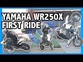 YAMAHA WR250X First Ride!! Supermoto Stunt! Motard モタード オフロード