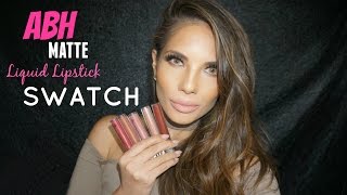 ANASTASIA BEVERLY HILLS MATTE LIQUID LIPSTICK SWATCH | AMY MAREE COMBER