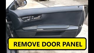 2007-2014 MERCEDES W216 CL CL63 CL550 HOW TO REMOVE DOOR PANEL