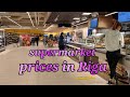 supermarket prices in Riga Latvia 🇱🇻