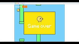 How to make a Flappy Bird game in Scratch | Scratch Tutorial! screenshot 2