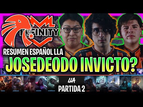 JOSEDEODO ACABARÁ INVICTO EN LA PRIMERA SEMANA? | EST vs INF Partida 2 RESUMEN LLA APERTURA 2024
