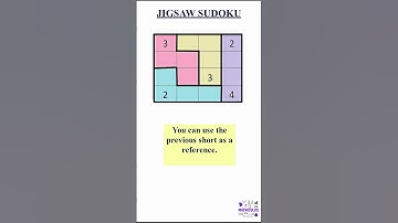 Jigsaw Sudoku Puzzle -2 | Easy