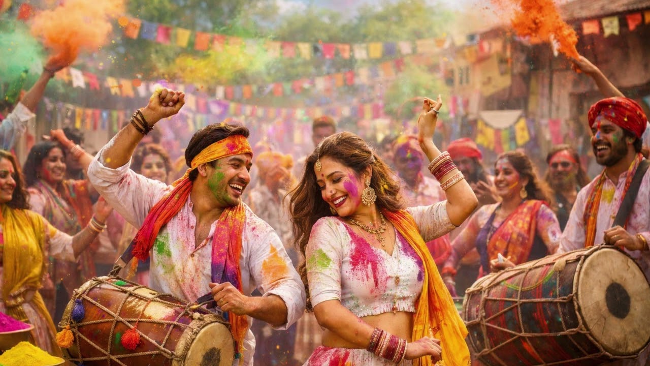 Happy Holi 2026 💥 Desi Holi Dance Song | Full HD Video | Non Stop Party Vibes