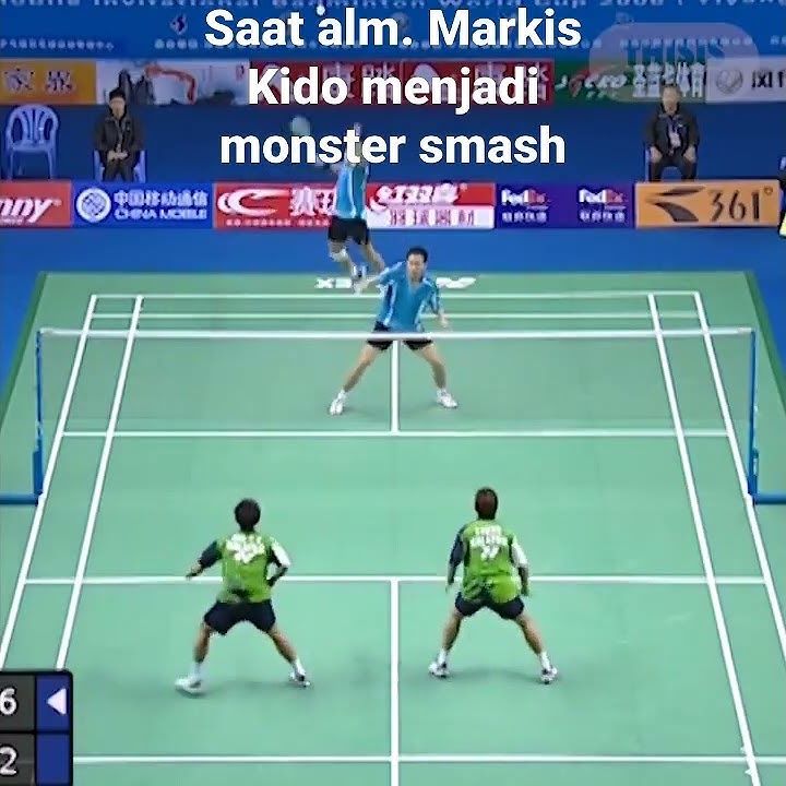 Saat Markis Kido menjadi monster smash #shorts #markiskido #hendrasetiawan #badminton