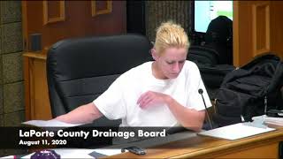 Full LaPorte County Drainage Board August 11, 2020 News