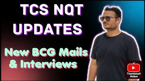 TCS NQT New Updates || New Background Verification Mails & Interview Updates ||