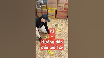 P2 Hướng dẫn đấu led đúc F5 12v cuốn cây trang trí decor sân vườn #cuahangnhapsuot #nhapsuotbacninh