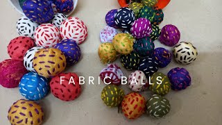 Fabric Balls || Potli Making || How To Make Fabric Balls #fabricballsmaking Part 13