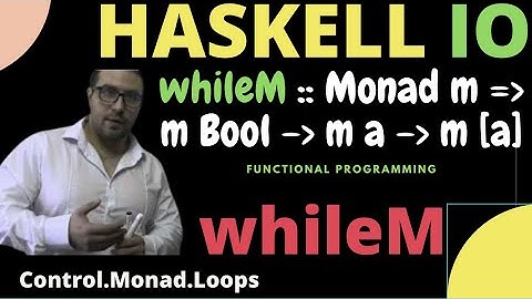haskell - whileM from Control.Monad.Loops