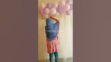 net curtain decoration at home | white net backdrop decoration #diydecoration #diycraft #shorts