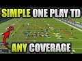 One Play TD Beats ANY Coverage w NO ADJUSTMENTS | Madden 21 Offense Tip - One Play Touchdown