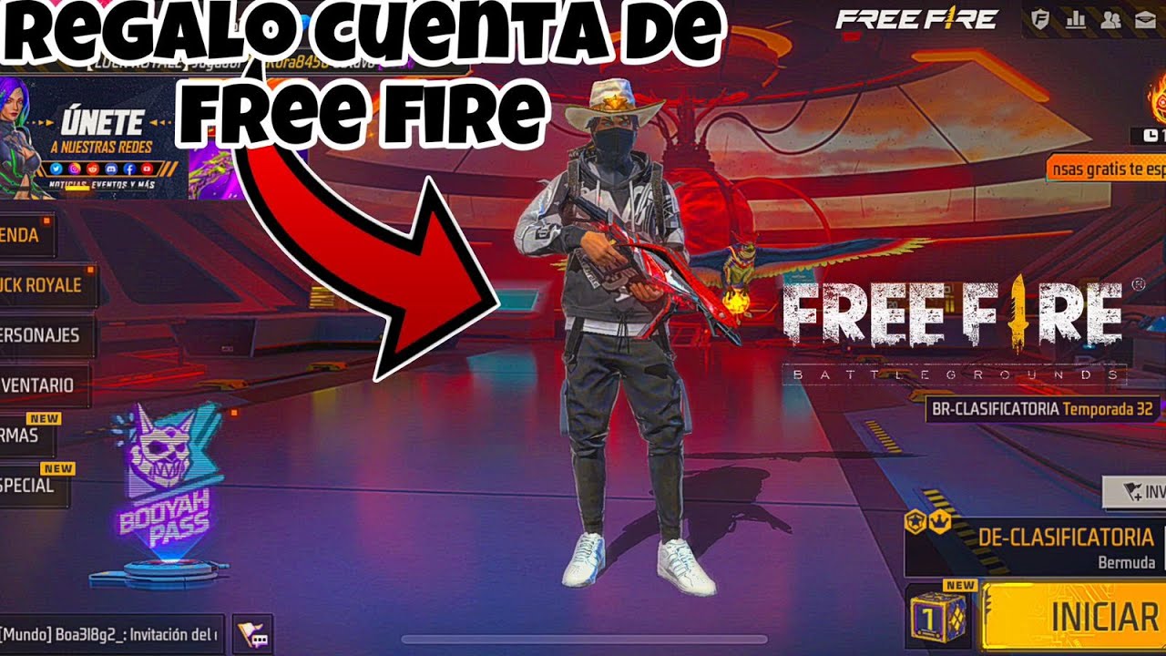 REGALO CUENTA DE FREE FIRE - YouTube