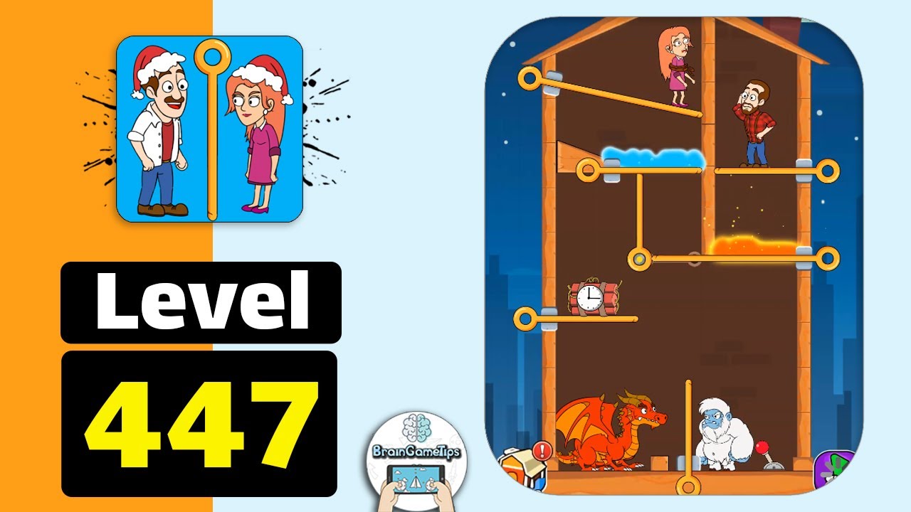 Home Pin: Pull The Pin Puzzle - How To Loot? - Pull Pin Puzzle Level 447 Walkthrough