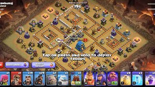 TH11 vs TH12: New Log GoWiHo Army Dominates Every Island Base Easy 3 🌟🌟🌟💯:-)