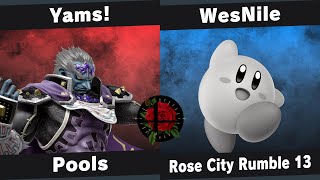 Rcr 13 Pools - Yams Ganondorf Vs Wesnile Kirby - Smash Ultimate