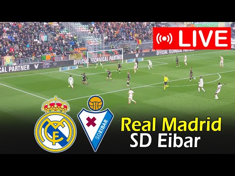 LIVE Real Madrid Vs SD Eibar Liga F Women 2025 Live Match Today EFootball PES Gameplay