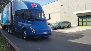 Pepsi Tesla Semi Spotted in the Rocklin Area