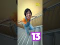 Christina 🩵 contar escalones  #123andres #cancionesinfantiles