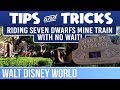 I found the secret to riding Seven Dwarfs Mine Train ride with no wait!