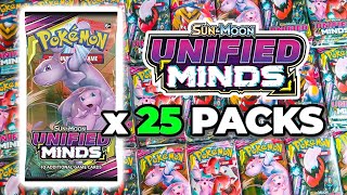 25 Pokemon Unified Minds Booster Pack OPENING!