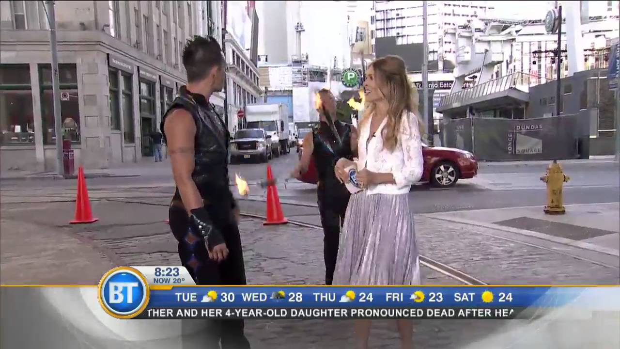 A performance from Toronto BuskerFest