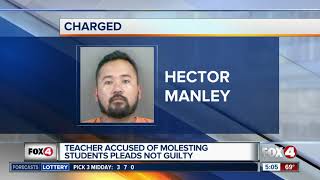 Former Collier teacher pleads not guilty to molestation charges