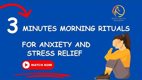 3-Minute healthy morning habits to calm and anxiety free #morningroutine #StressRelief