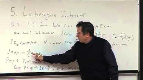 MATH-501 Real Analysis - I Lecture 18