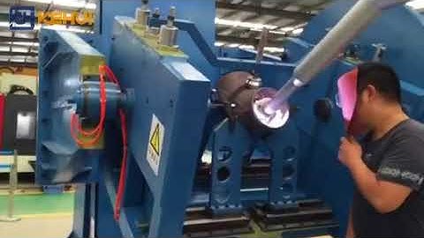 Elbow tube inner overlay welding machine