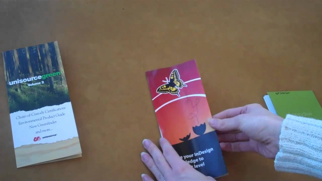 Update The Brochure Fold: How to stand out with professional folding