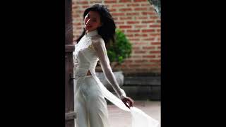 Quan Ao Dai Phi Bong Nhay Satin Clothes Pants Pretty Girls Dance