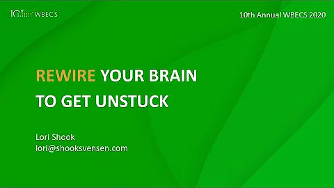 Rewire your brain to get unstuck with Lori Shook