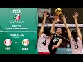 LIVE 🔴 PER vs. MEX - Final 13-14 | Girls U18 Volleyball World Champs 2021