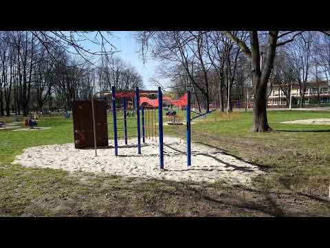 Nowohuckie Place Zabaw - Park Wiśniowy Sad - 28.03.2019, Nowa Huta, Kraków.