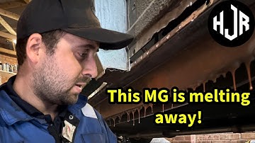 THERE’S NOTHING LEFT! MGB gt restoration - Removing the inner sill