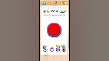 Click on the blue button 6 times. | Brain Test