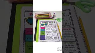 Point of View Anchor Charts & Interactive Notebook Pages