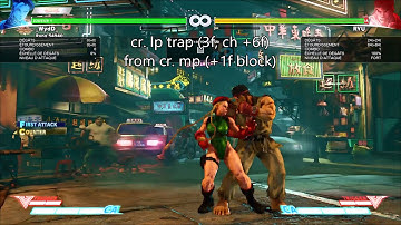 Street Fighter V - Cammy - Frame Traps Showcase
