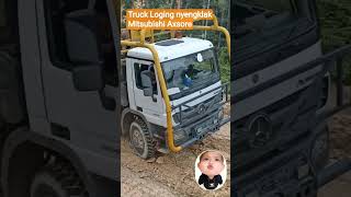 Truck Loging Axcore tarik tiga