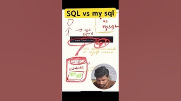 SQL vs MySQL in 1 Minute || SQL Tutorial | Telugu #sql #mysql