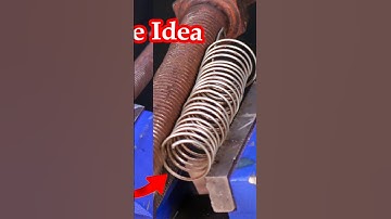 Ingenious idea! How to make a spring from wire at home //#highlights #short