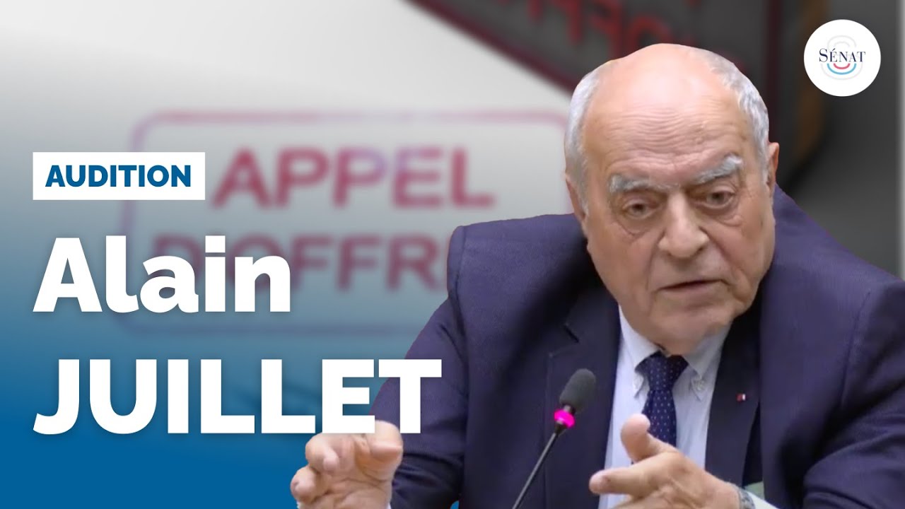 Commande publique : audition d’Alain Juillet