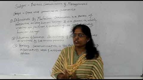 B.Com Sem 3 - Business Communication & Management