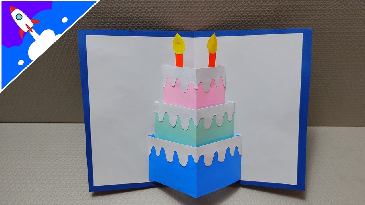 Como Fazer Um Cartao De Aniversario Pop Up Passo A Passo