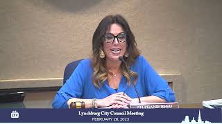 Lynchburg City Council Meeting 2-28-2023